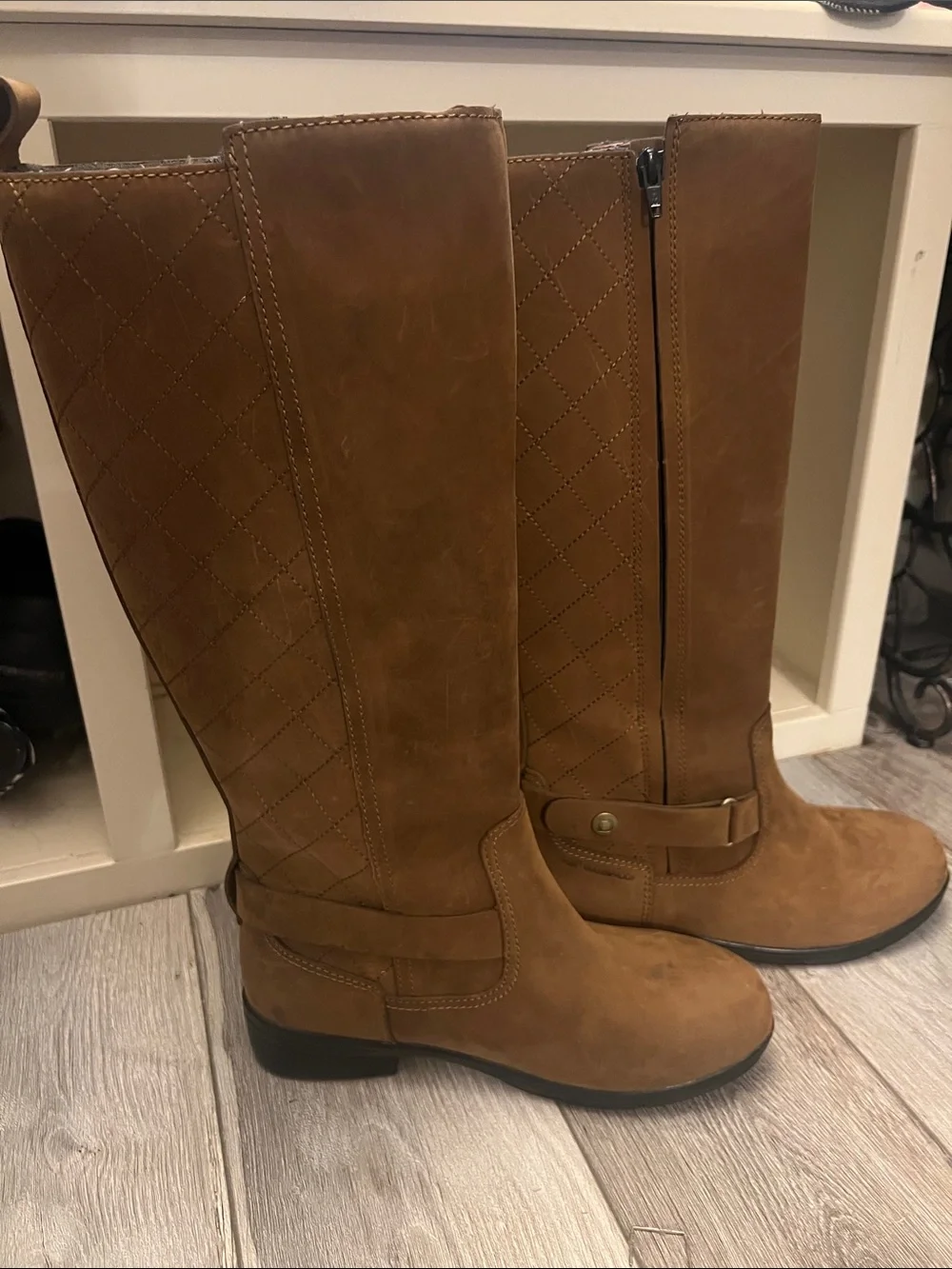 Women's Over-the-Knee Riding Boots in Brown